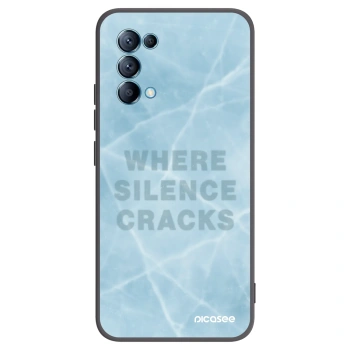 Picasee husă neagră din silicon pentru OPPO Reno 5 5G - SILENCE