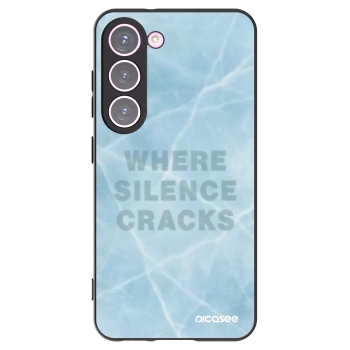 Picasee husă neagră din silicon pentru Samsung Galaxy S23 5G - SILENCE