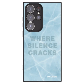 Picasee husă neagră din silicon pentru Samsung Galaxy S23 Ultra 5G - SILENCE