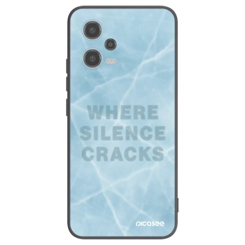 Picasee husă neagră din silicon pentru Xiaomi Redmi Note 12 5G - SILENCE