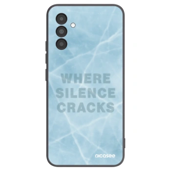 Picasee husă neagră din silicon pentru Samsung Galaxy A04s A047F - SILENCE