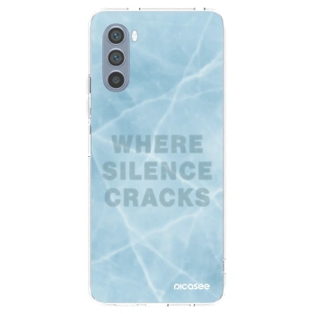 Picasee husă transparentă din silicon pentru Motorola Moto G62 - SILENCE