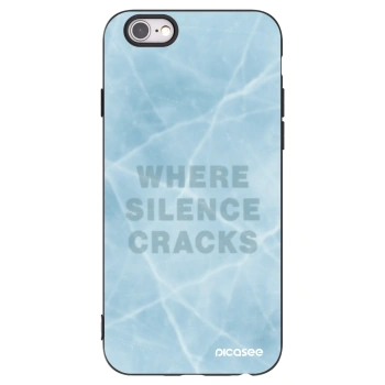 Picasee husă neagră din silicon pentru Apple iPhone 6/6S - SILENCE