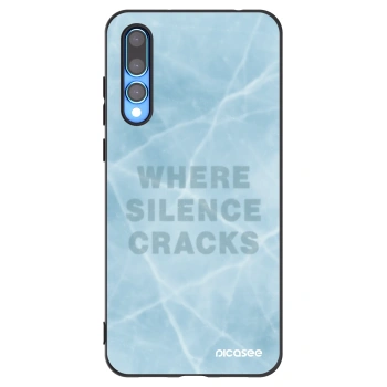 Picasee husă neagră din silicon pentru Huawei P20 Pro - SILENCE