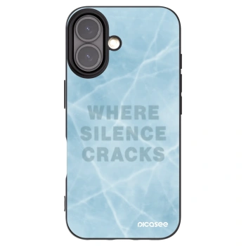Picasee husă neagră din silicon pentru Apple iPhone 16 - SILENCE