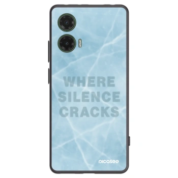 Picasee husă neagră din silicon pentru Motorola Moto G35 5G - SILENCE