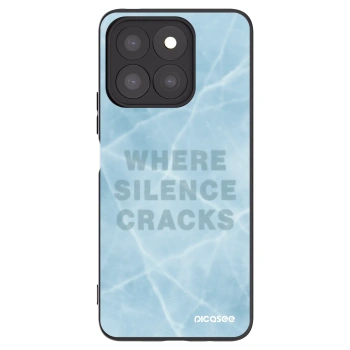 Picasee husă neagră din silicon pentru Honor X8c - SILENCE