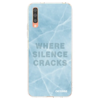 Picasee husă transparentă din silicon pentru Samsung Galaxy A70 A705F - SILENCE