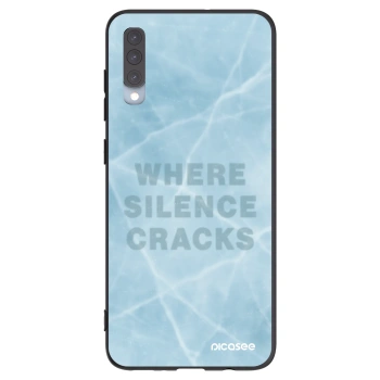 Picasee husă neagră din silicon pentru Samsung Galaxy A70 A705F - SILENCE