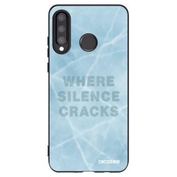 Picasee husă neagră din silicon pentru Huawei P30 Lite - SILENCE