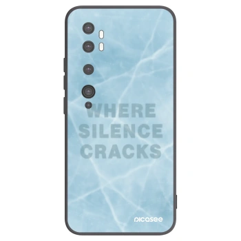 Picasee husă neagră din silicon pentru Xiaomi Mi Note 10 (Pro) - SILENCE