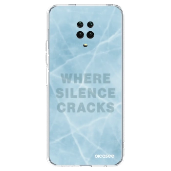 Picasee husă transparentă din silicon pentru Xiaomi Redmi Note 9 Pro - SILENCE