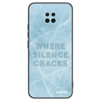 Picasee husă neagră din silicon pentru Xiaomi Redmi Note 9S - SILENCE