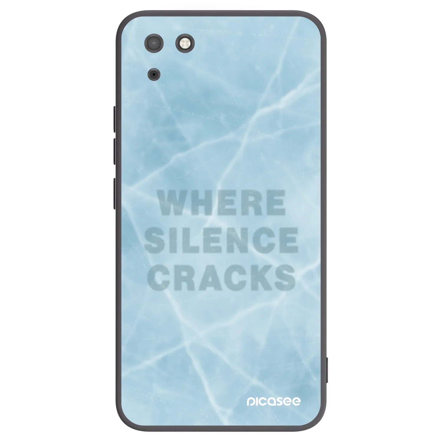 Picasee husă neagră din silicon pentru Huawei Y5P - SILENCE
