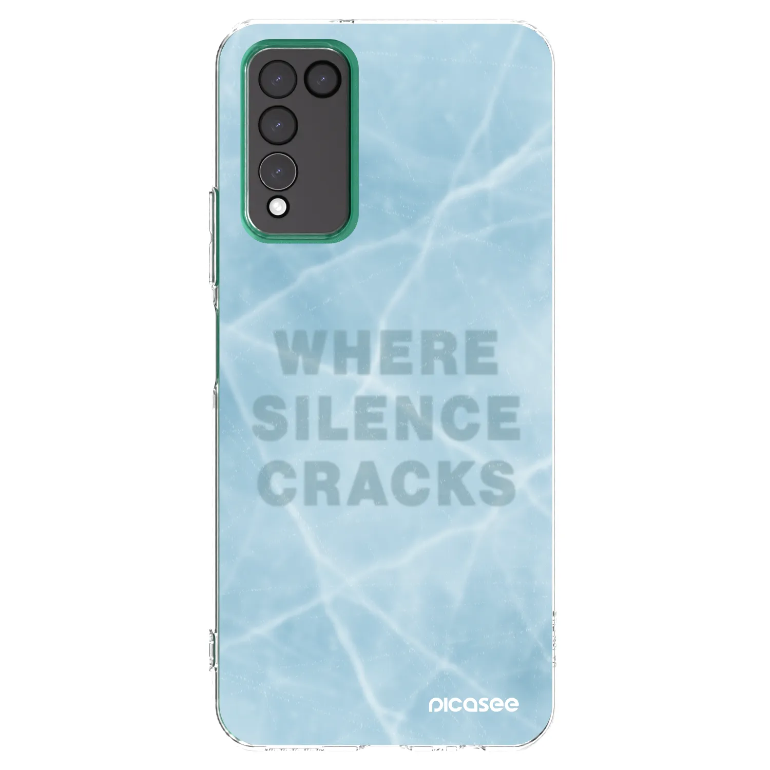 Picasee husă transparentă din silicon pentru Honor 10X Lite - SILENCE