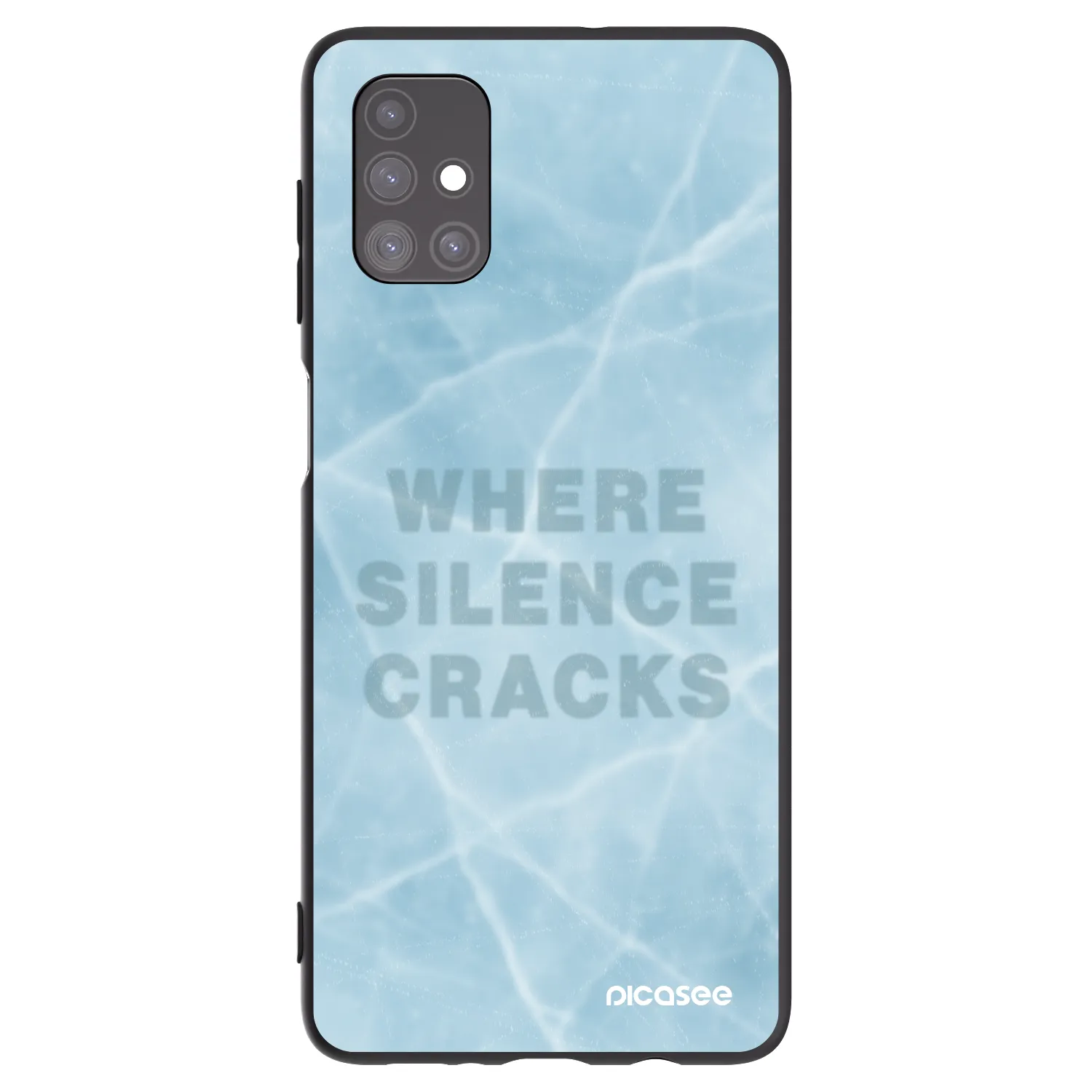 Picasee husă neagră din silicon pentru Samsung Galaxy M51 M515F - SILENCE