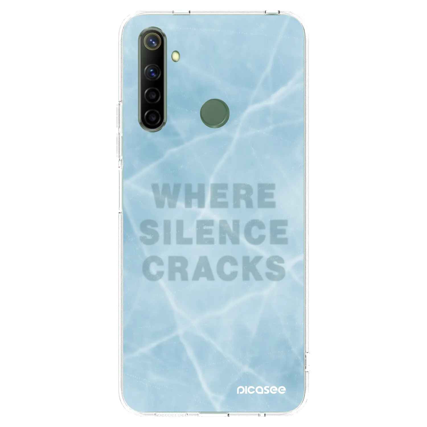 Picasee husă transparentă din silicon pentru Realme 6i - SILENCE