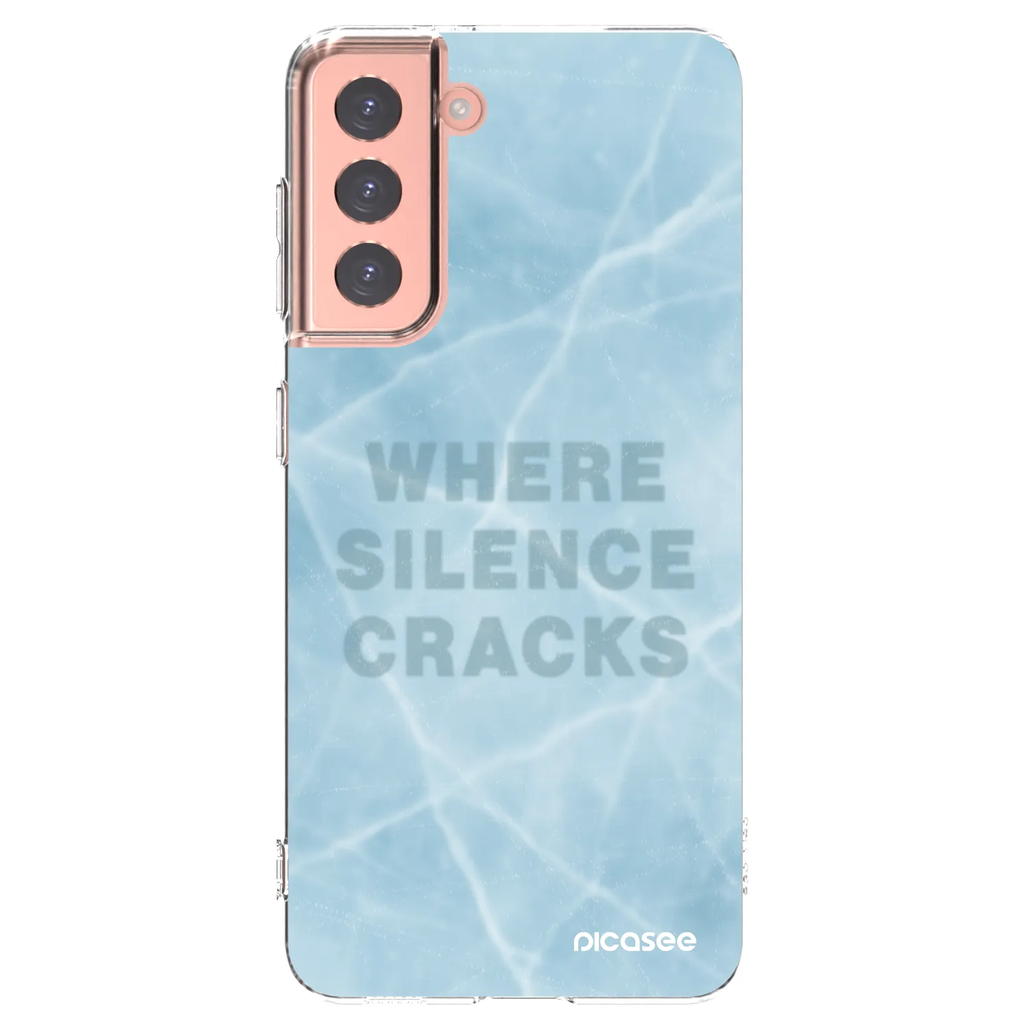 Picasee husă transparentă din silicon pentru Samsung Galaxy S21 5G G991B - SILENCE