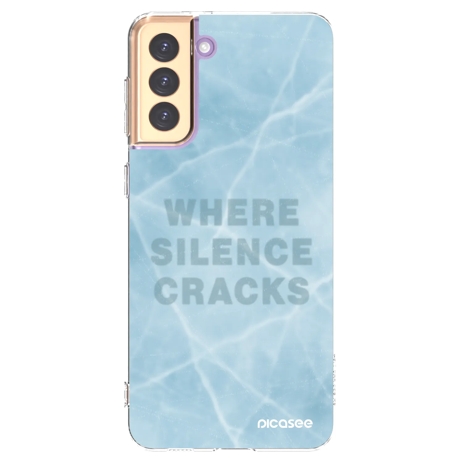 Picasee husă transparentă din silicon pentru Samsung Galaxy S21+ 5G G996F - SILENCE