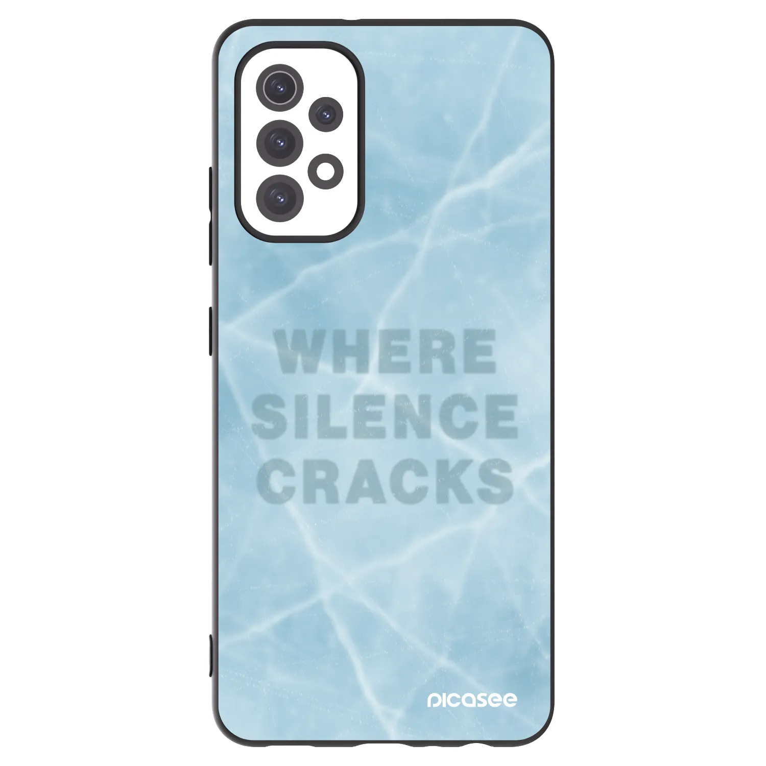 Picasee husă neagră din silicon pentru Samsung Galaxy A32 5G A326B - SILENCE