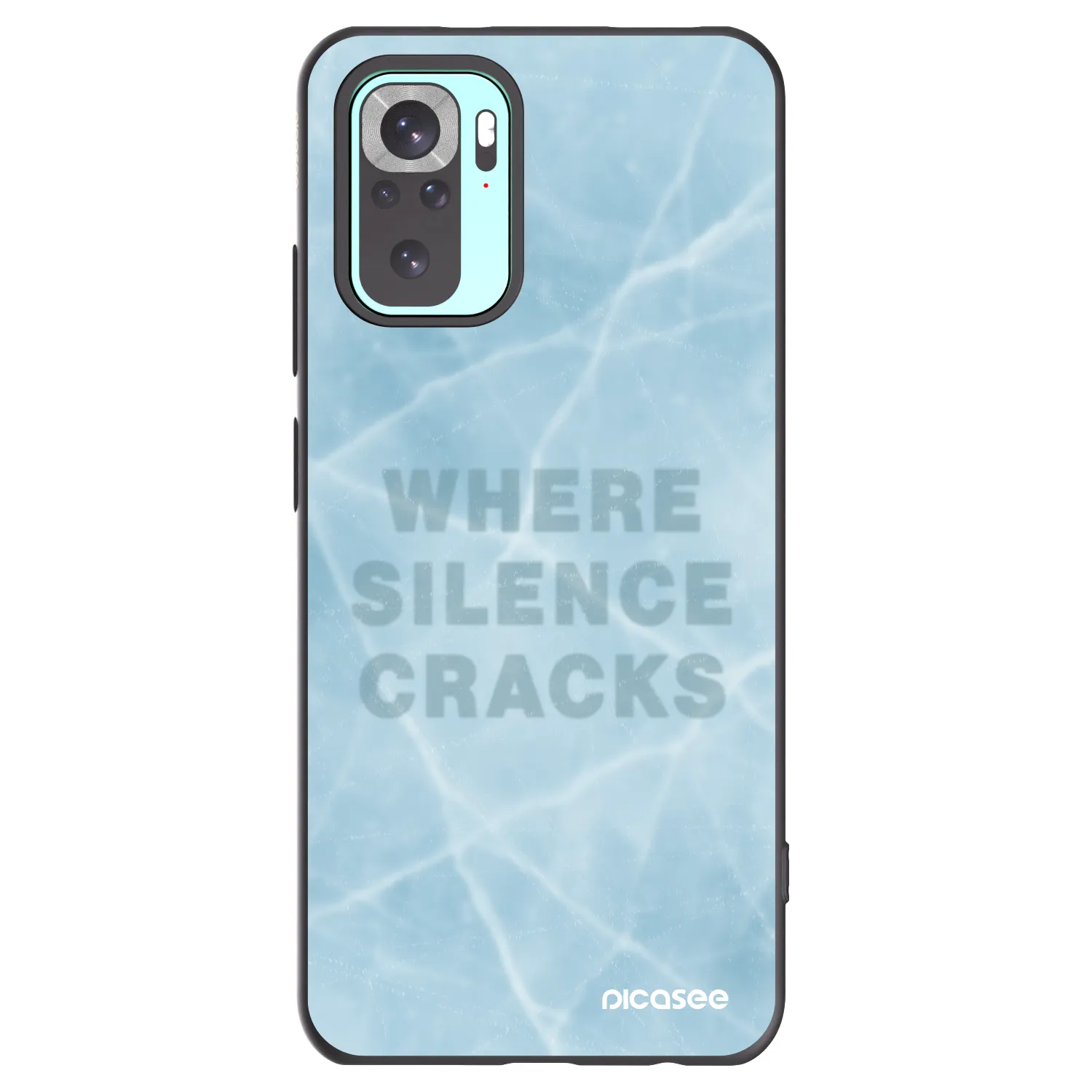 Picasee husă neagră din silicon pentru Xiaomi Redmi Note 10 Pro - SILENCE