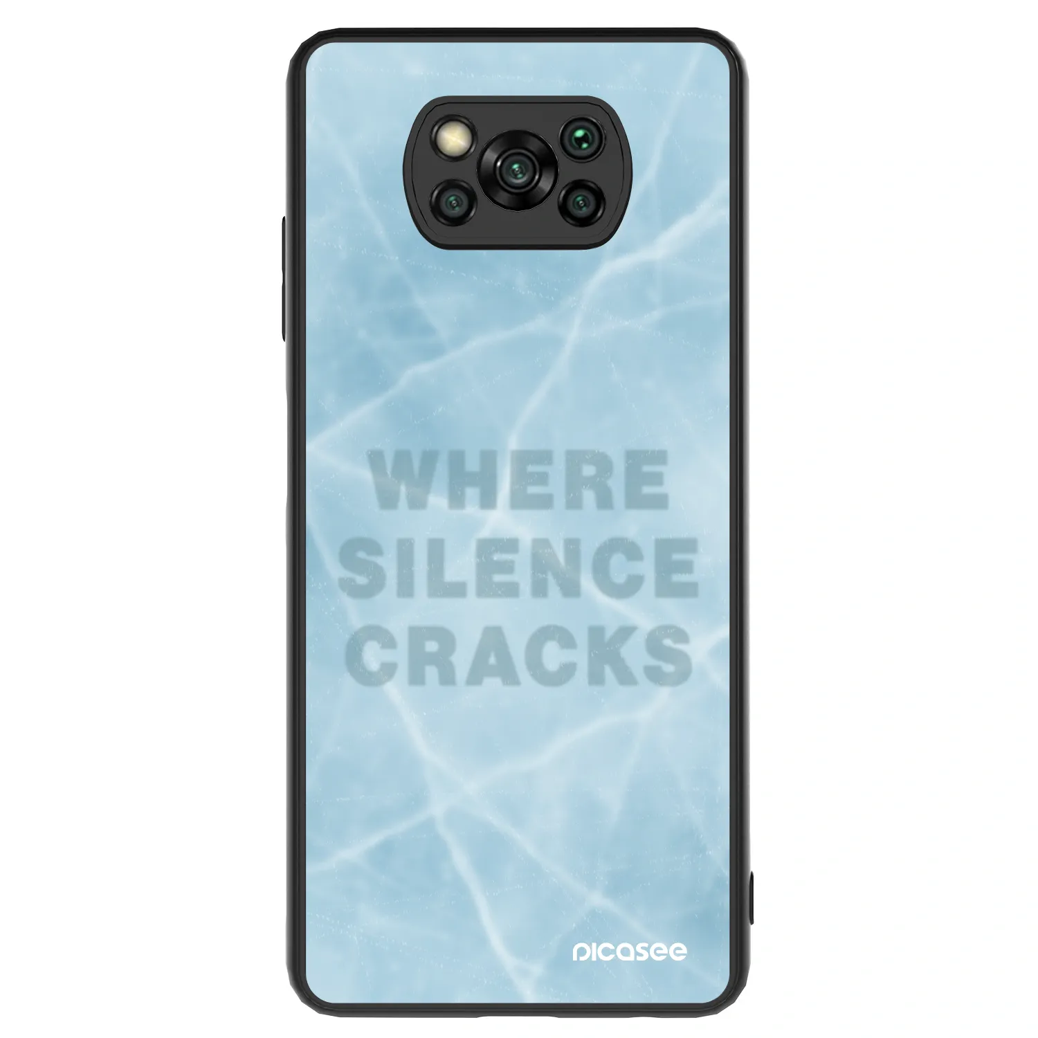 Picasee ULTIMATE CASE pentru Xiaomi Poco X3 - SILENCE