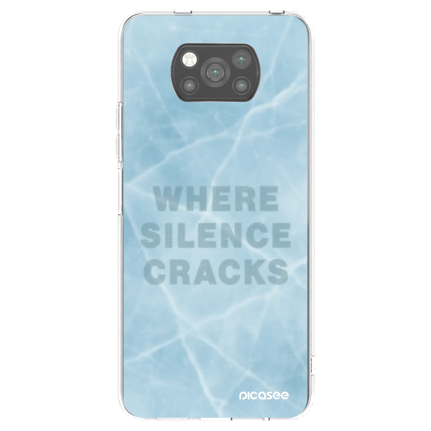 Picasee husă neagră din silicon pentru Xiaomi Poco X3 Pro - SILENCE