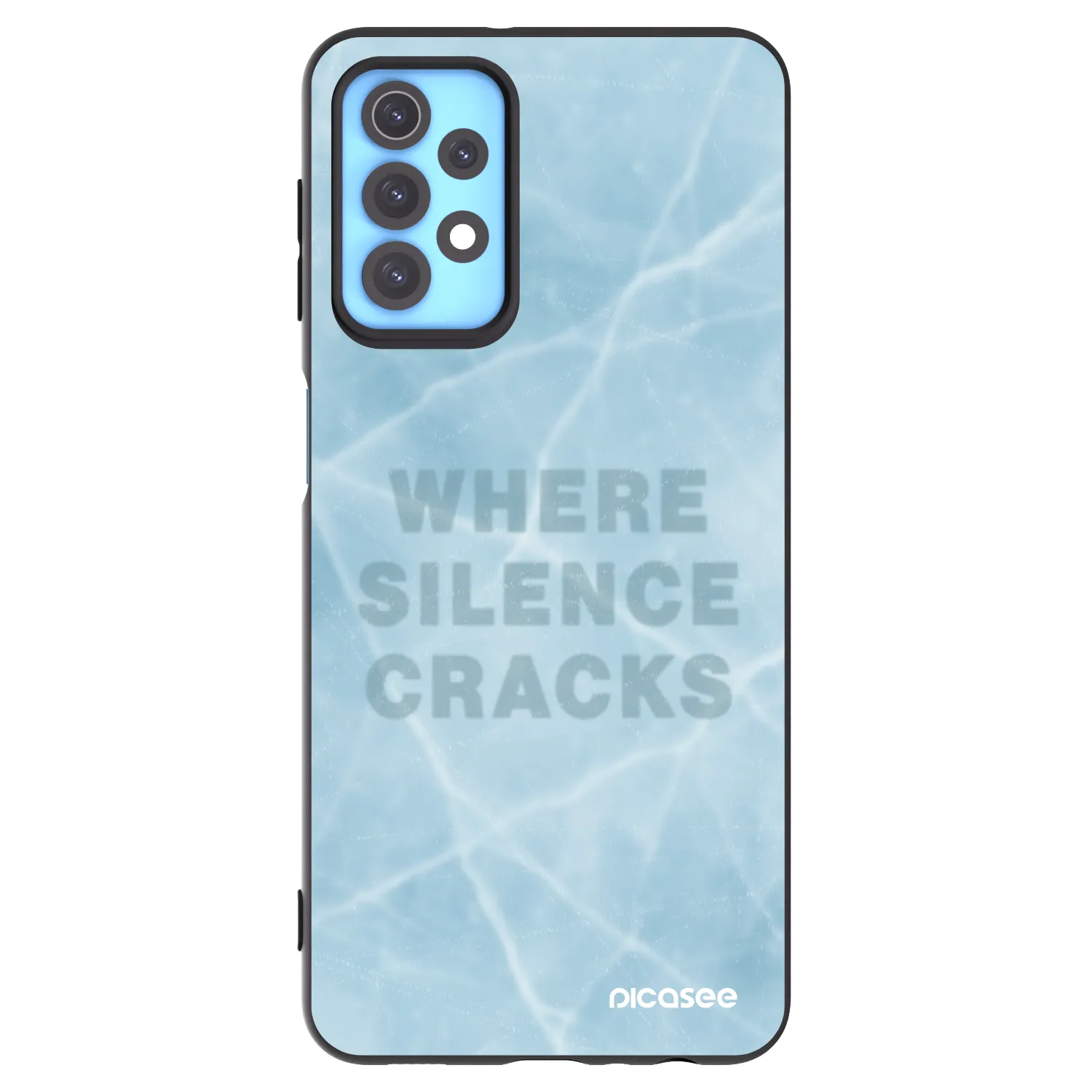 Picasee husă neagră din silicon pentru Samsung Galaxy A32 4G SM-A325F - SILENCE