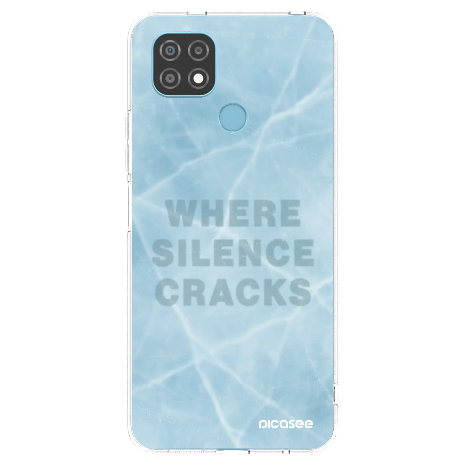 Picasee husă transparentă din silicon pentru Realme C21 - SILENCE