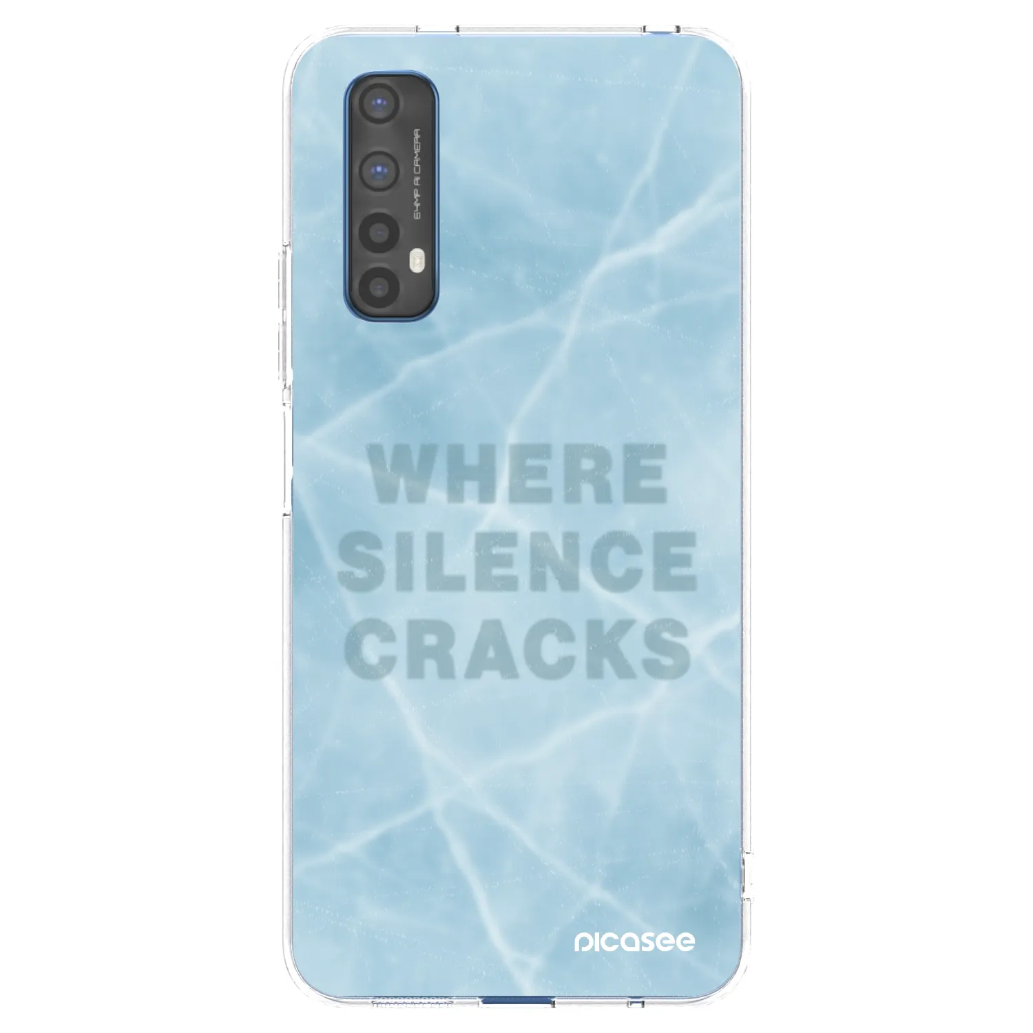 Picasee husă transparentă din silicon pentru Realme 7 - SILENCE