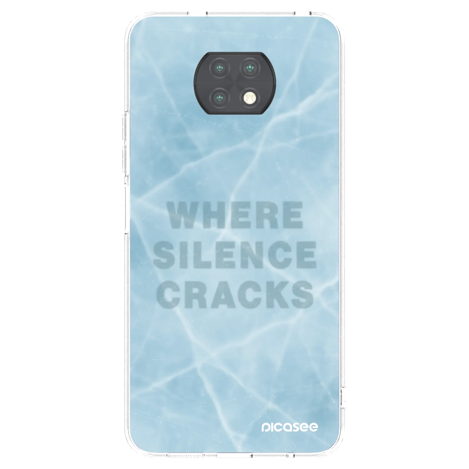 Picasee husă transparentă din silicon pentru Xiaomi Redmi Note 9T - SILENCE