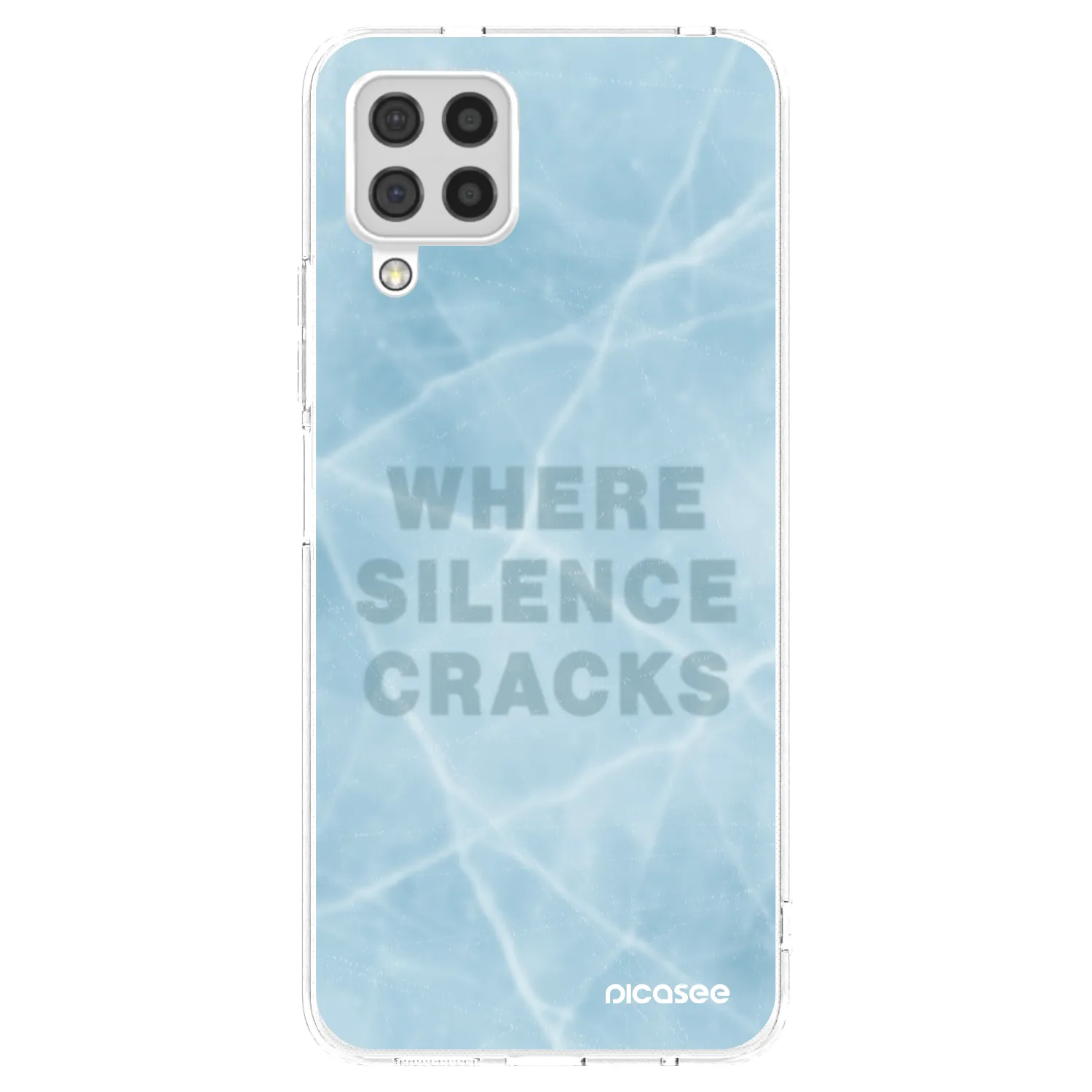 Picasee husă transparentă din silicon pentru Samsung Galaxy A22 A225F 4G - SILENCE