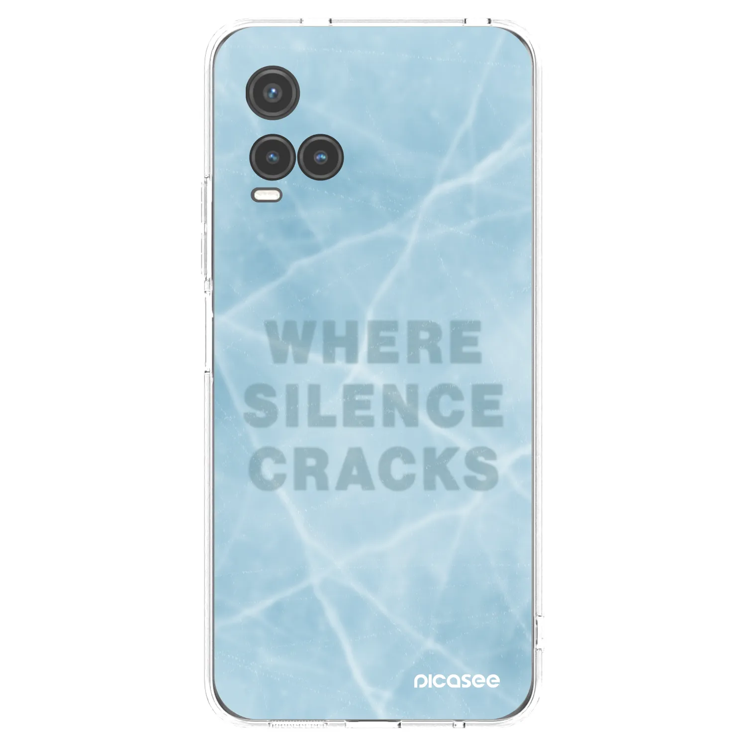 Picasee husă transparentă din silicon pentru Vivo Y33s - SILENCE