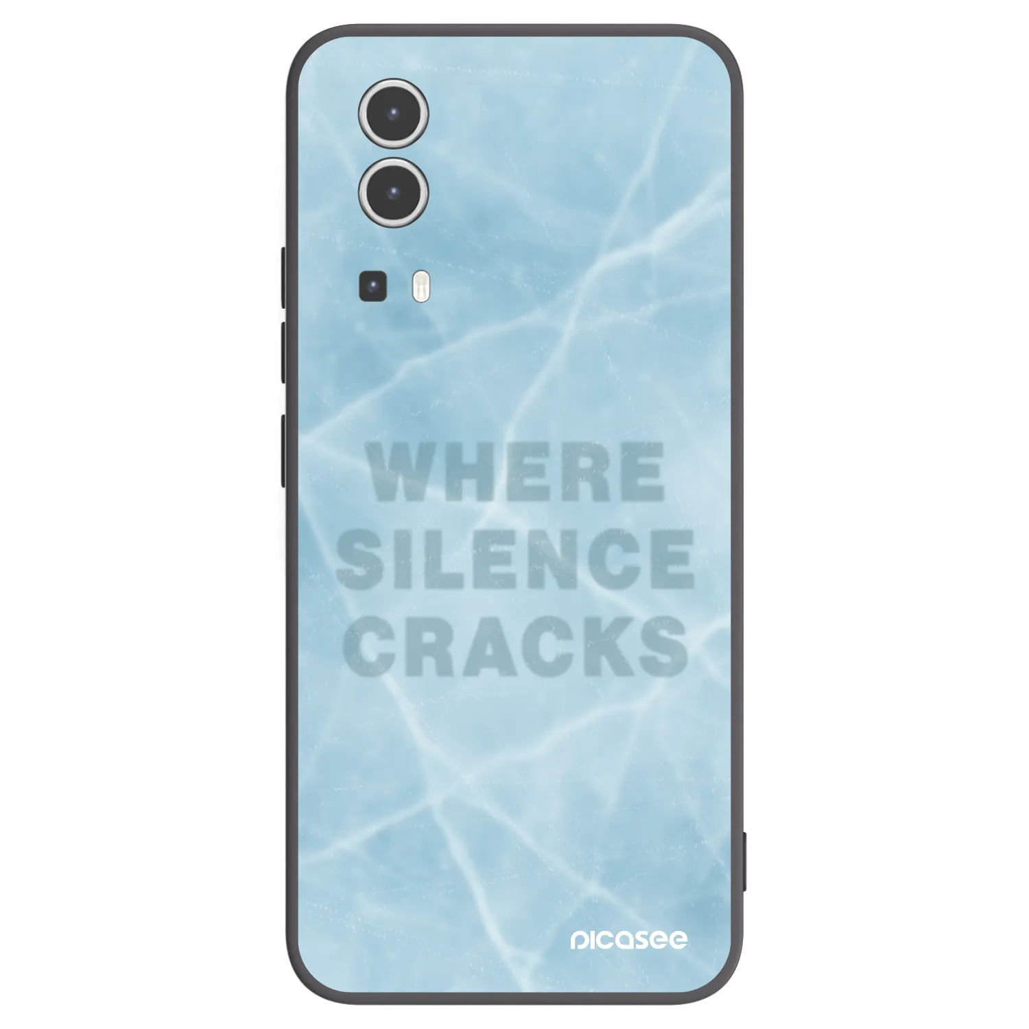 Picasee husă neagră din silicon pentru Vivo Y72 5G - SILENCE