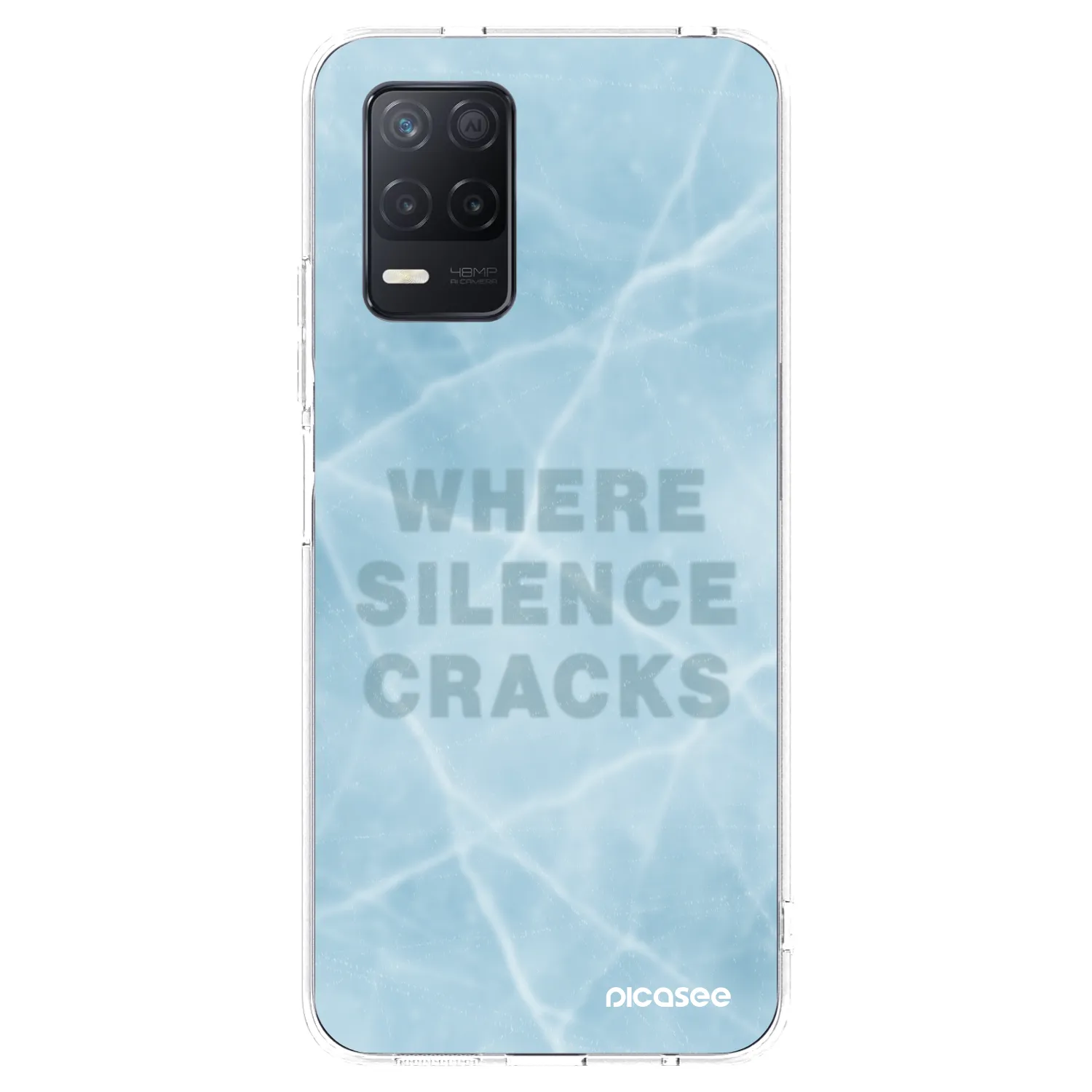 Picasee husă transparentă din silicon pentru Realme 8 5G - SILENCE