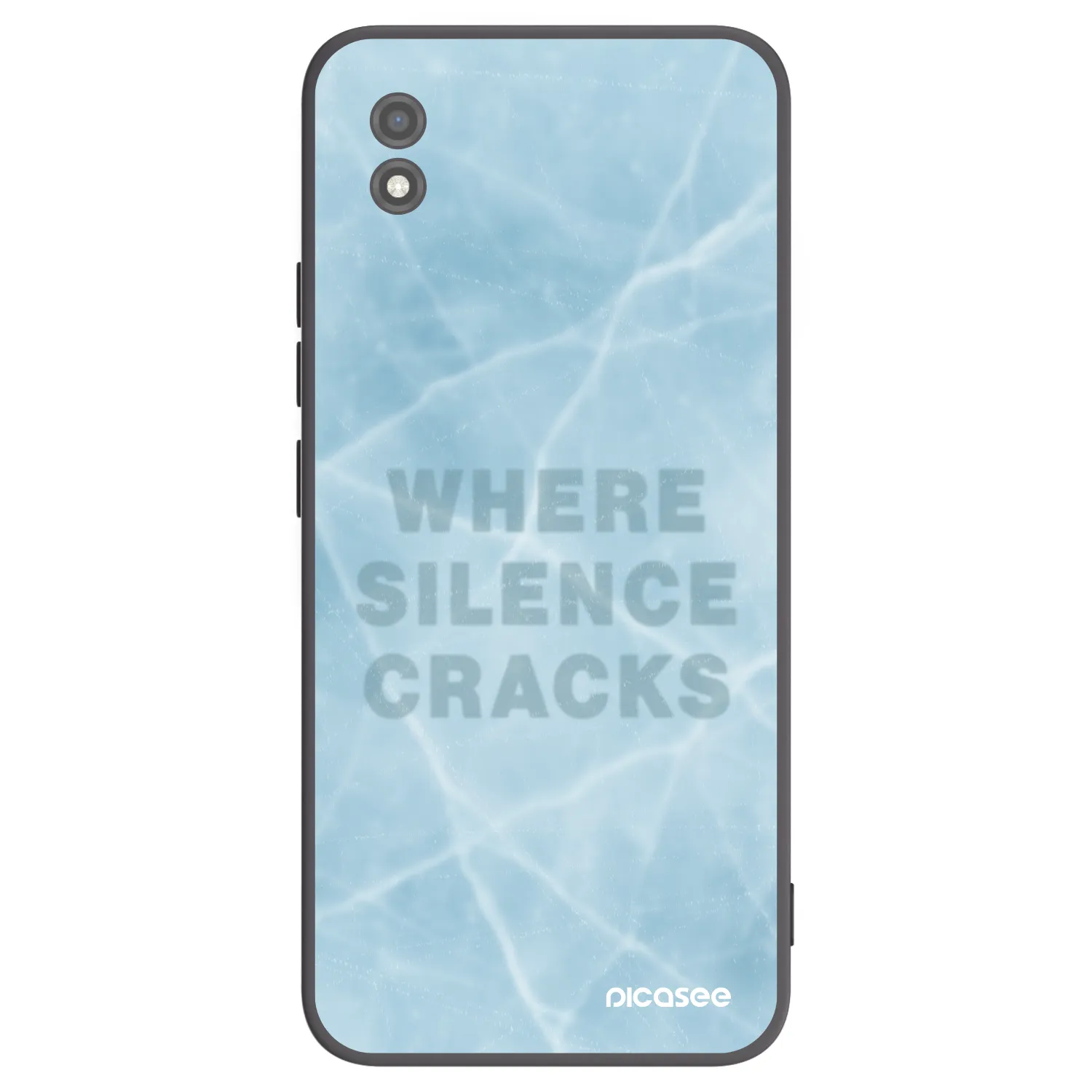 Picasee husă neagră din silicon pentru Realme C11 (2021) - SILENCE