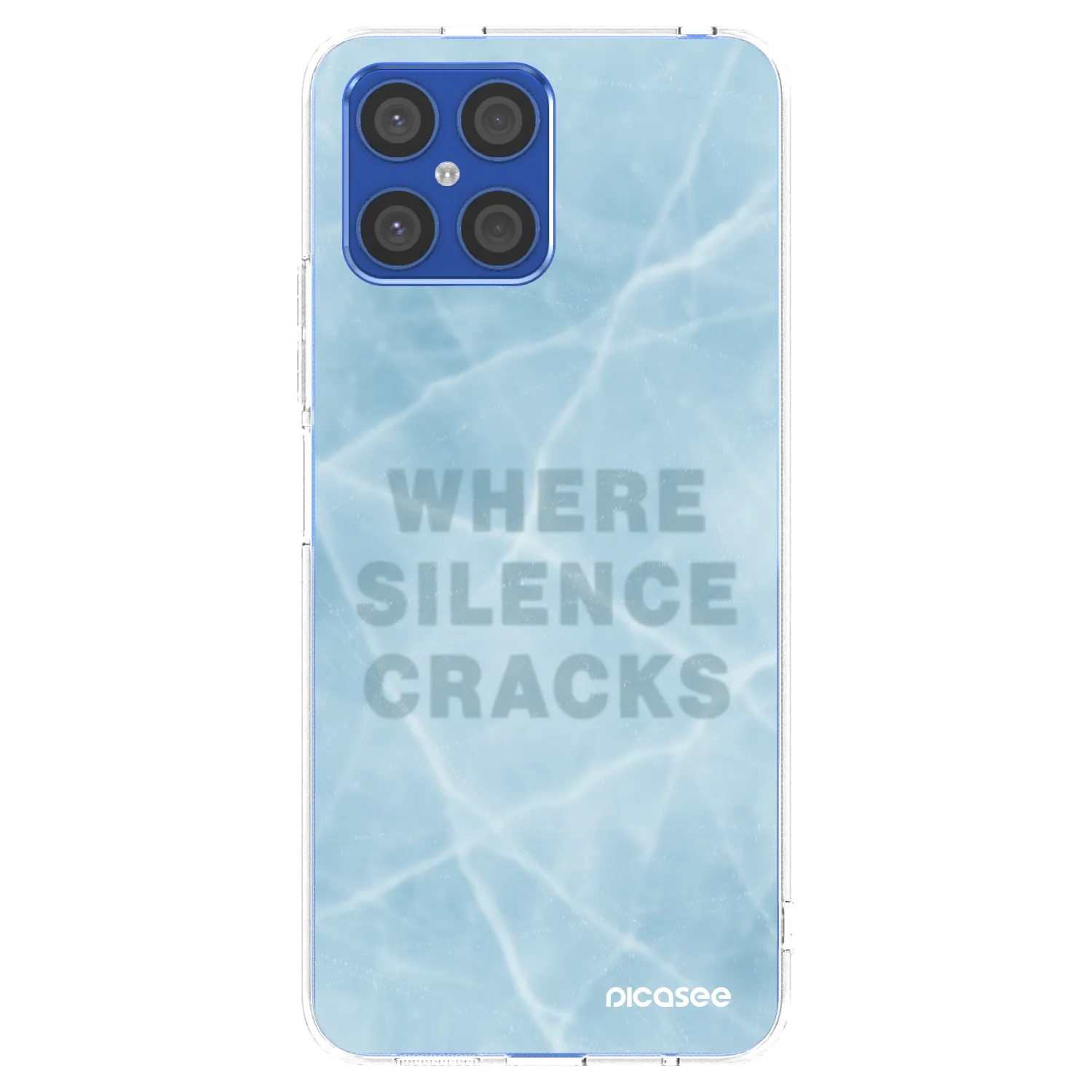 Picasee husă transparentă din silicon pentru Honor X8 4G - SILENCE