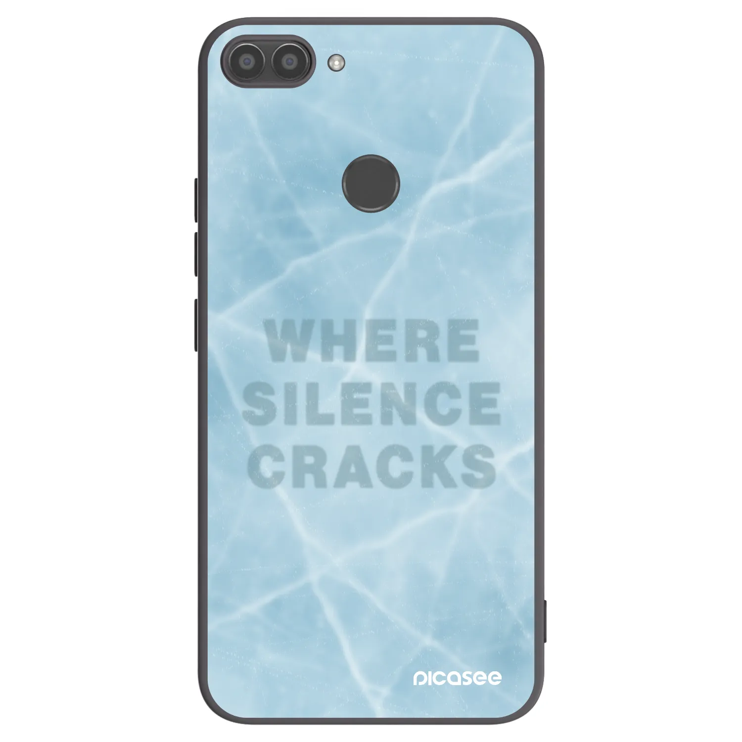 Picasee husă neagră din silicon pentru Huawei P Smart - SILENCE