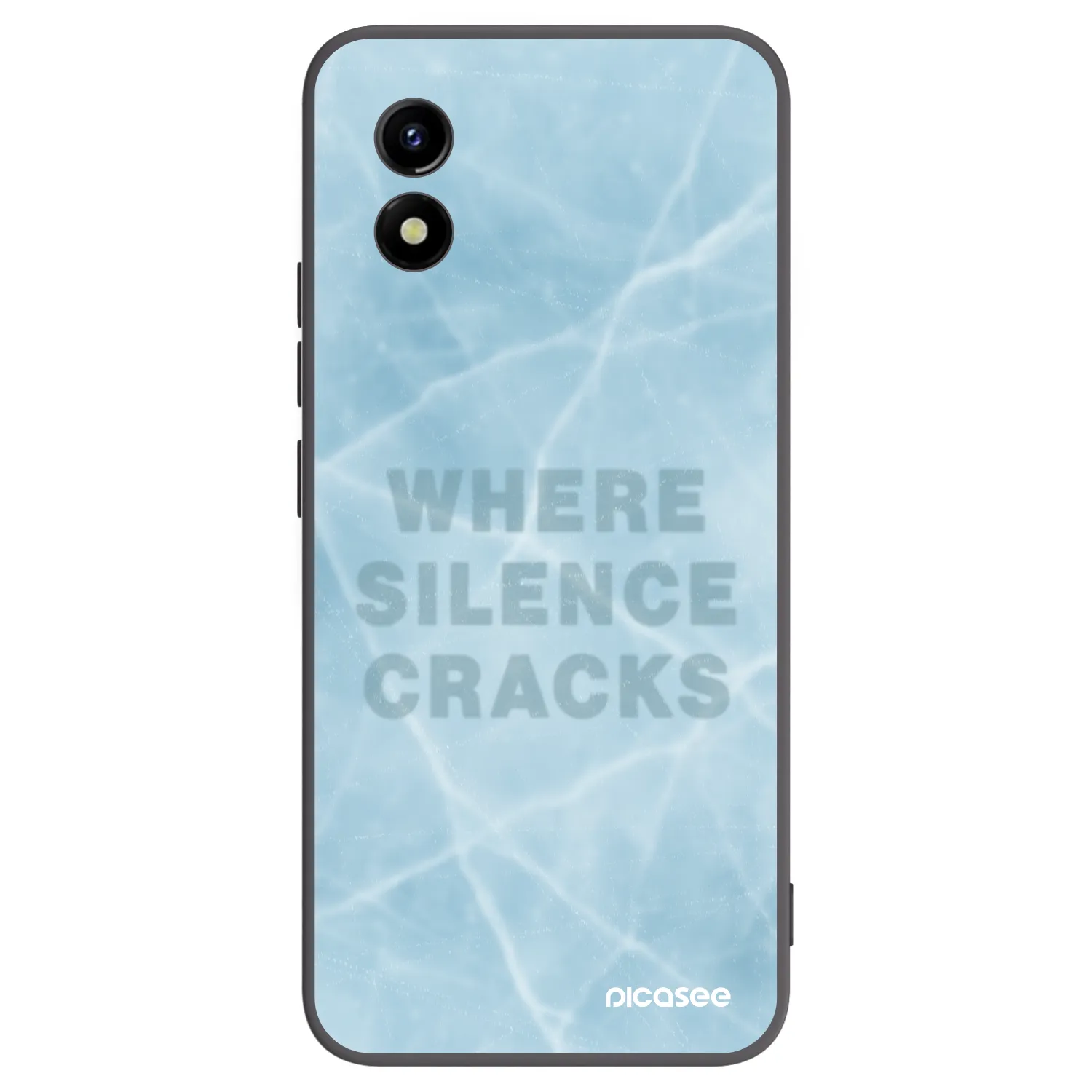 Picasee husă neagră din silicon pentru Vivo Y01 - SILENCE