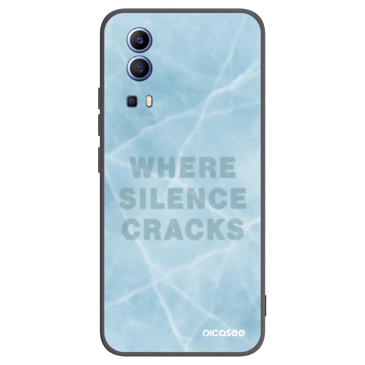 Picasee husă neagră din silicon pentru Vivo Y52 5G - SILENCE