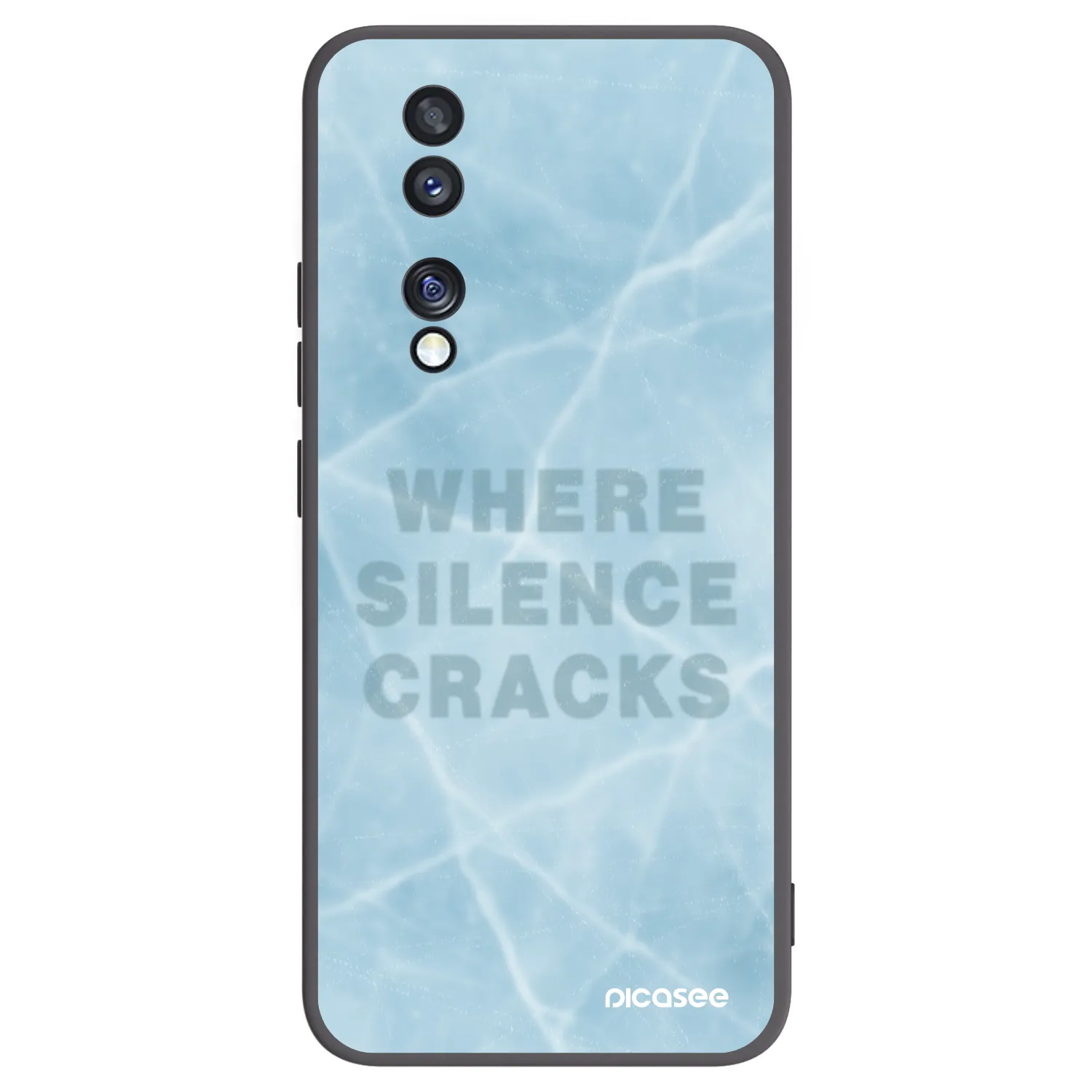 Picasee husă neagră din silicon pentru Honor 70 - SILENCE