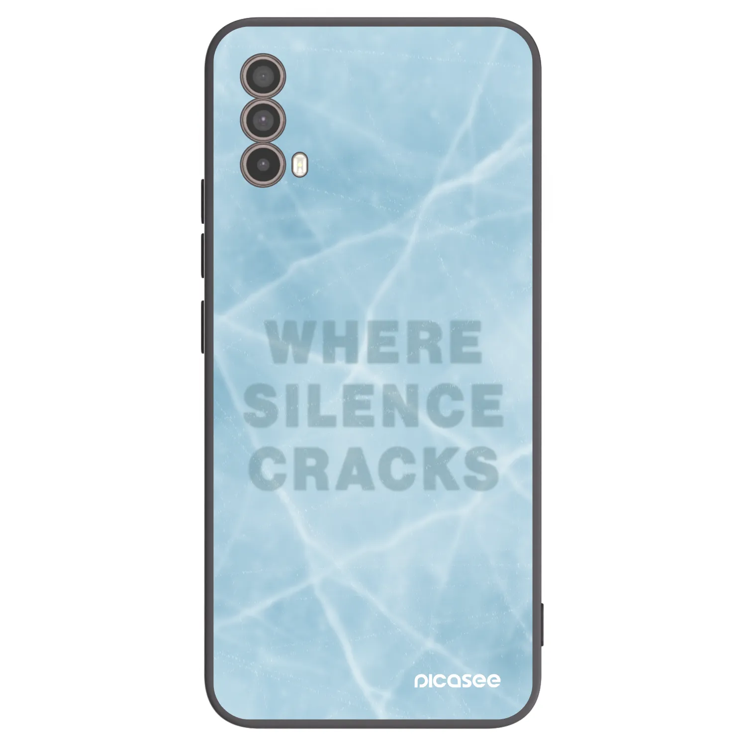 Picasee husă neagră din silicon pentru Motorola Moto E40 - SILENCE