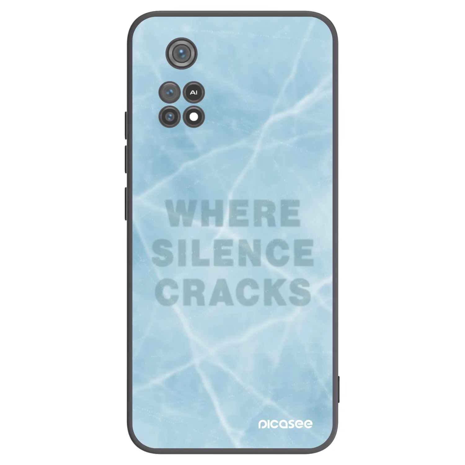 Picasee husă neagră din silicon pentru Xiaomi Poco M4 Pro - SILENCE