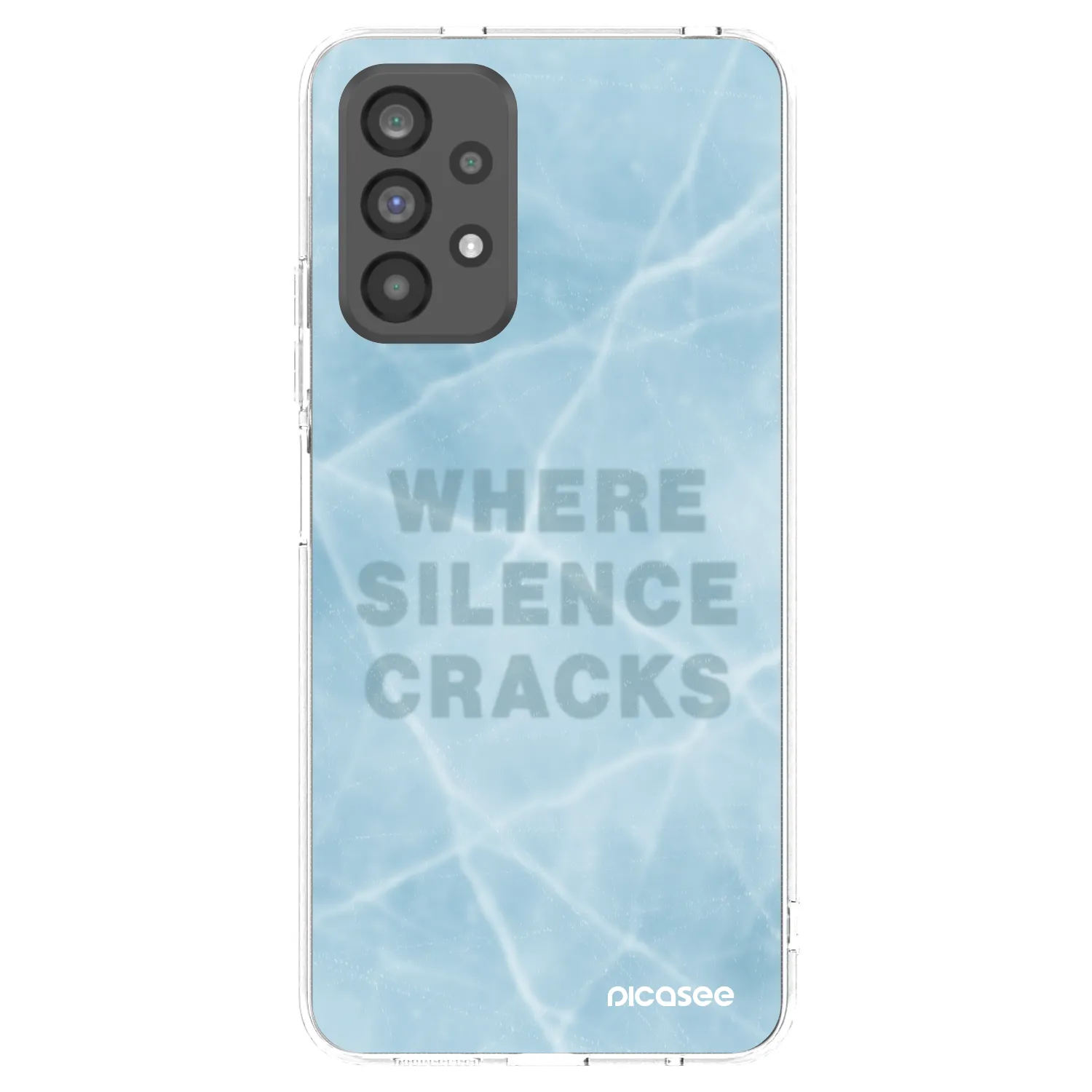 Picasee husă transparentă din silicon pentru Samsung Galaxy A73 5G - SILENCE