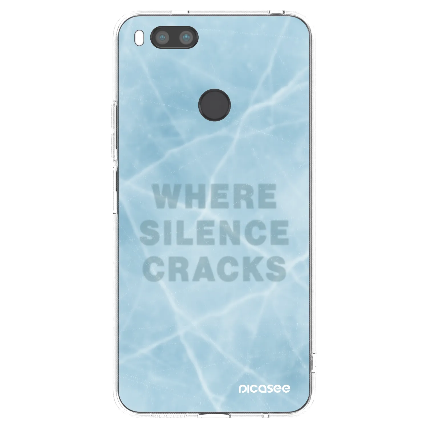 Picasee husă transparentă din silicon pentru Xiaomi Redmi A1 - SILENCE