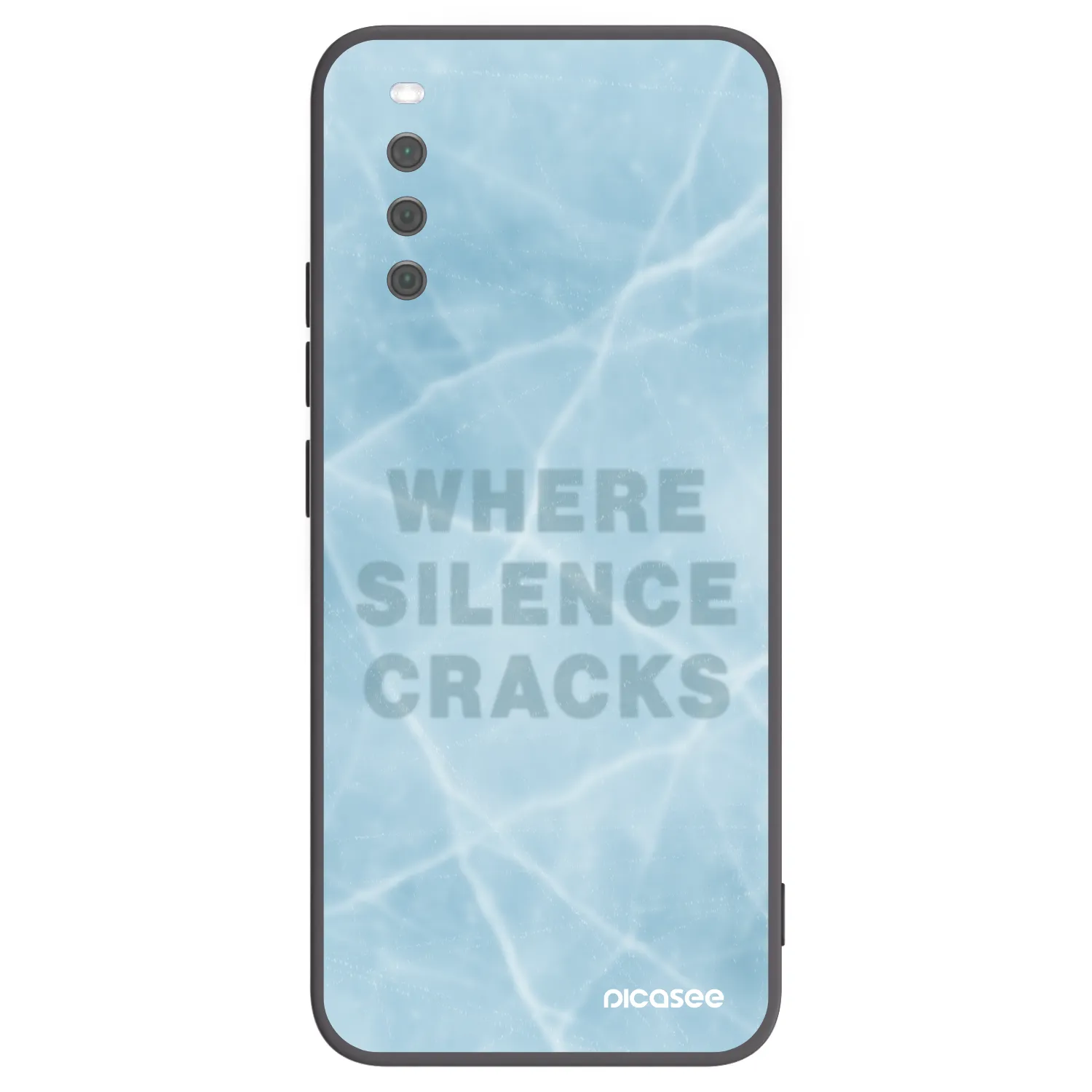 Picasee husă neagră din silicon pentru Sony Xperia 10 III - SILENCE