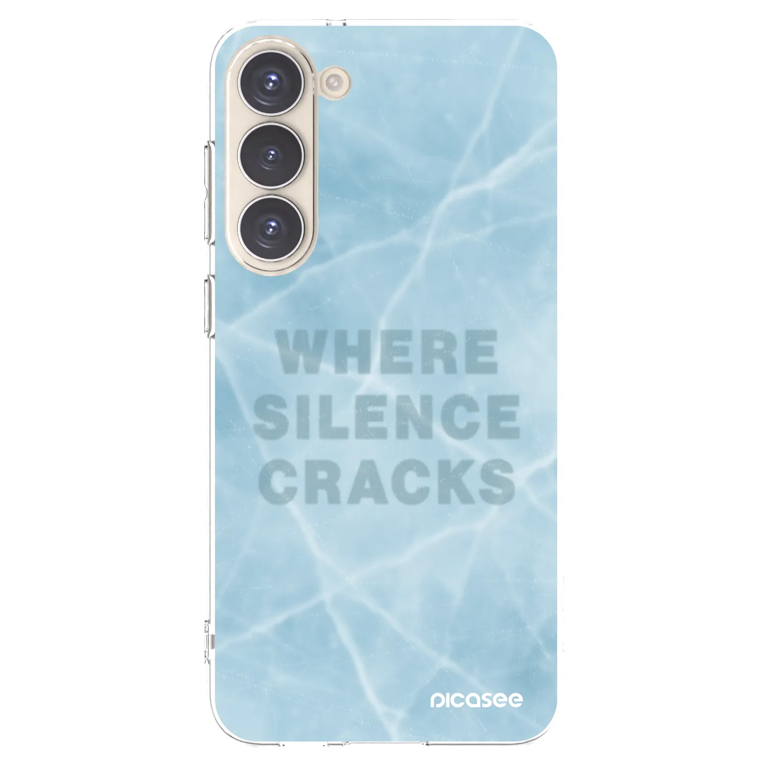 Picasee husă transparentă din silicon pentru Samsung Galaxy S23+ 5G - SILENCE