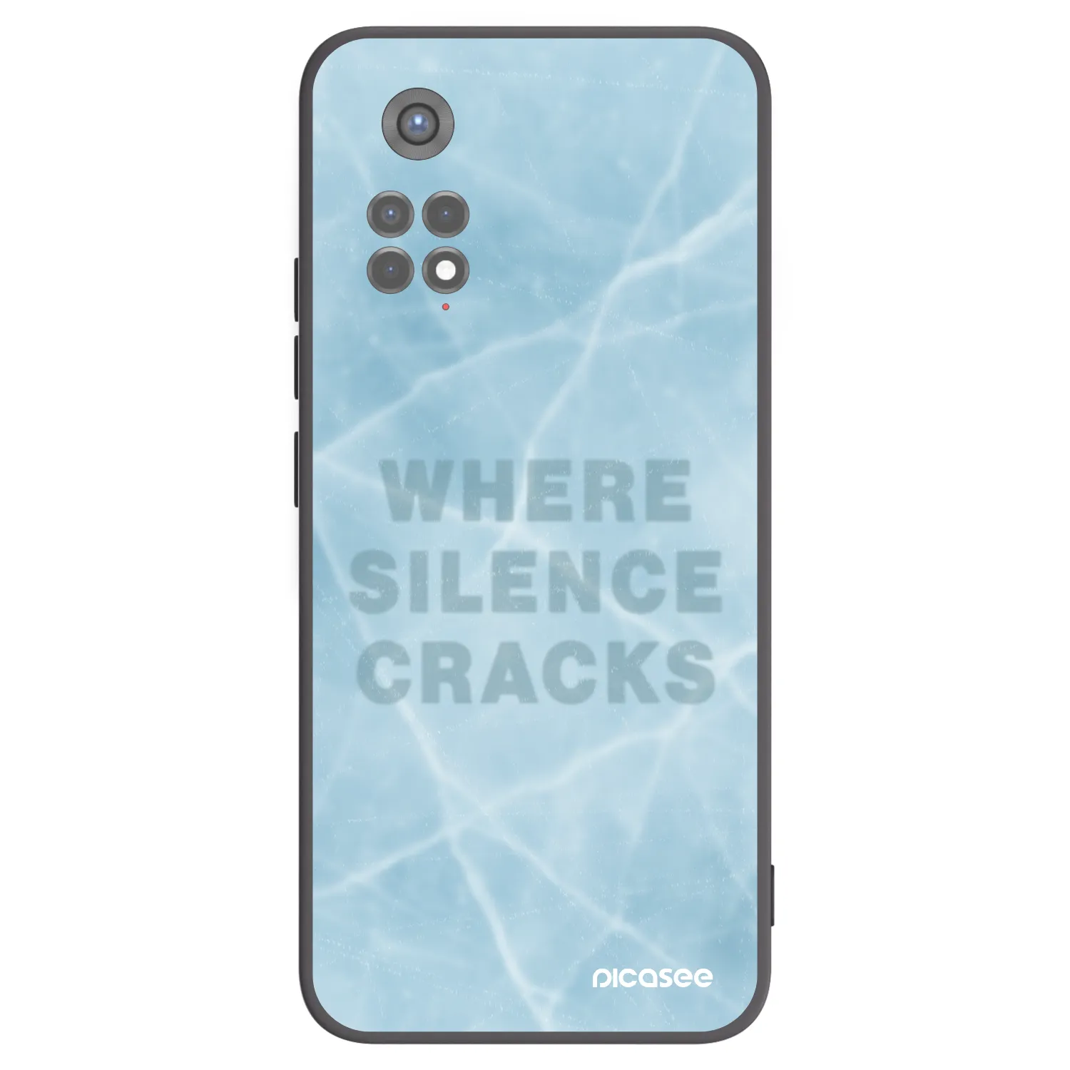 Picasee husă neagră din silicon pentru Xiaomi Redmi Note 11S 5G - SILENCE