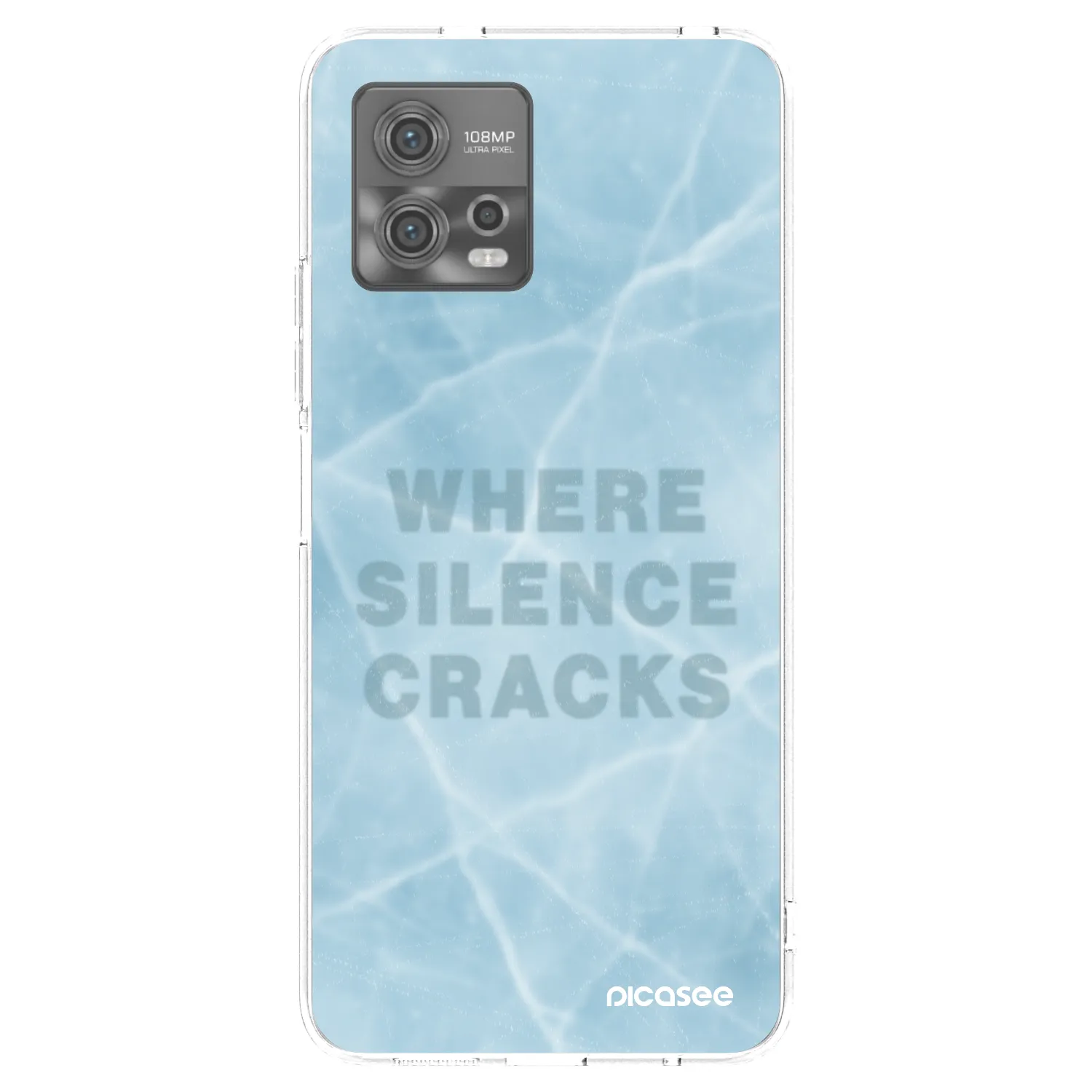 Picasee husă transparentă din silicon pentru Motorola Moto G72 - SILENCE