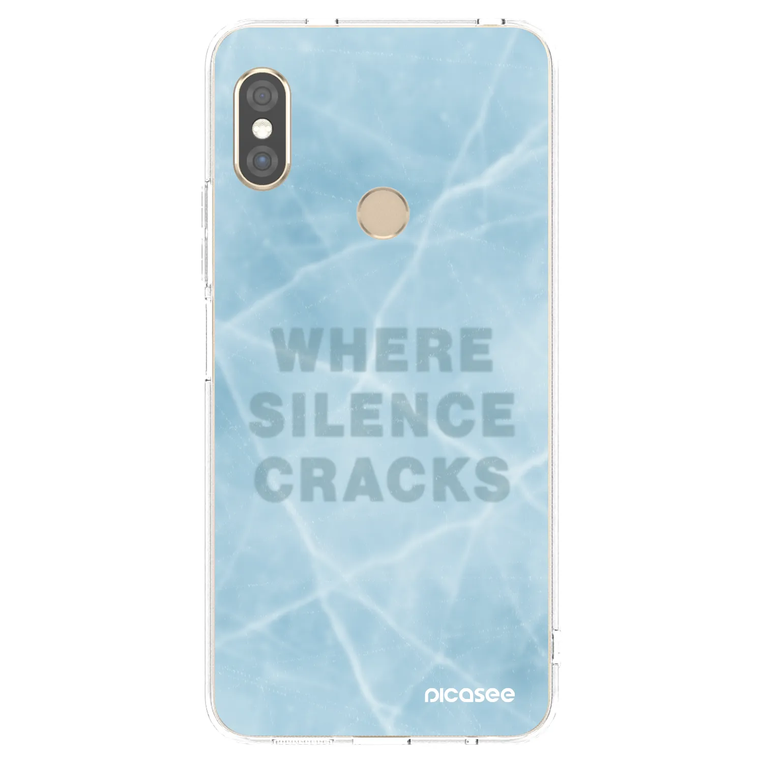 Picasee husă transparentă din silicon pentru Xiaomi Redmi Note 5 Global - SILENCE